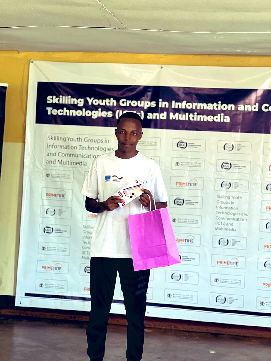 PrimeTimeComms's tweet photo. The top trainees of the #ICTSkills4Youth program in Kapchorwa were honored for their outstanding achievements. Over 100 young people received certificates after completing the intensive five-day training.

This group mastered key digital skills such as social media management, content creation, video, photo, and audio editing, graphic design, and AI tool usage.

We also proudly supported a hearing-impaired participant by providing an interpreter, ensuring an inclusive and memorable learning experience.

The #ICTSkills4Youth initiative, in collaboration with @UCC_Official, UCUSAF, and @PrimeTimeComms, is empowering more than 500 youth across Kapchorwa, Kumi, Manafwa, Butaleja, and Kamuli with essential digital skills to boost their employability and open doors in the digital economy.

@UCC_ED