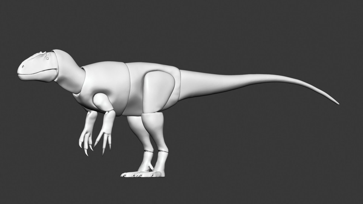 PaleoAustin_C's tweet image. My custom Yutyrannus huali scientifically informed Action Figure (textureless WIP)
Made in Blender, no AI

#paleoart #3dmodel #digitalmodel #blender #dinosaurs #3dart