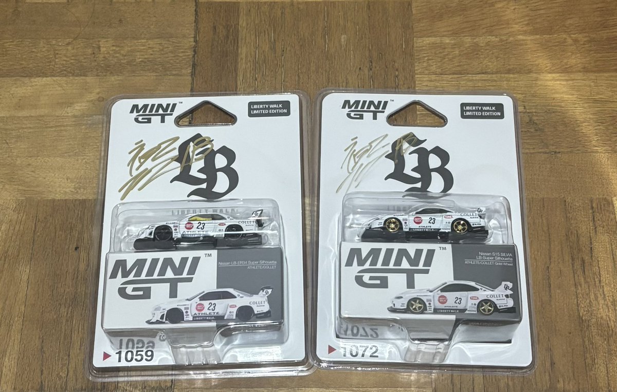 大阪限定のMINIGTゲット！ 一緒に買った34にも加藤会長からサイン頂け