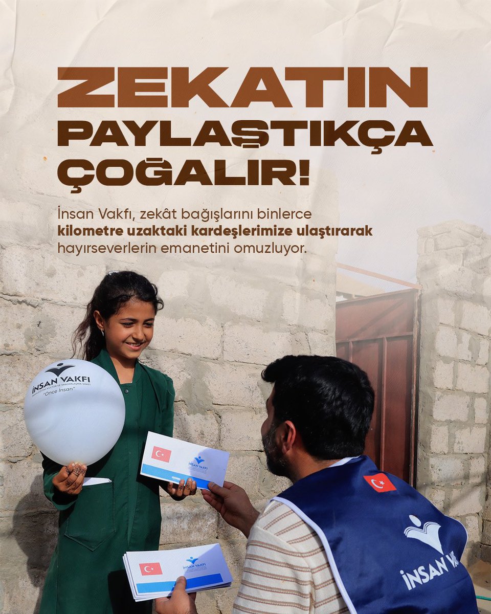 📌 Zekat, vermeye gücü olan ile almaya utananı ortak noktada buluşturur!

Yardıma ihtiyacı olanların kapısını zekatlarınız sayesinde çalabiliriz. 🕊️