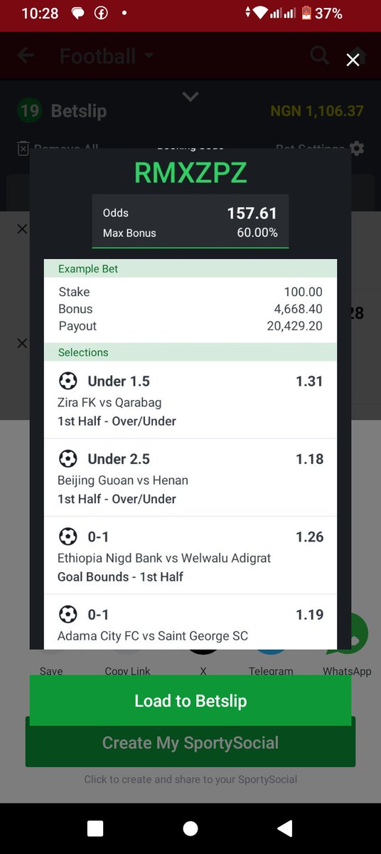 freeipob's tweet photo. @DavsmartMEDIA_1 First half under 1.5goals https://t.co/swKlubU6Pw