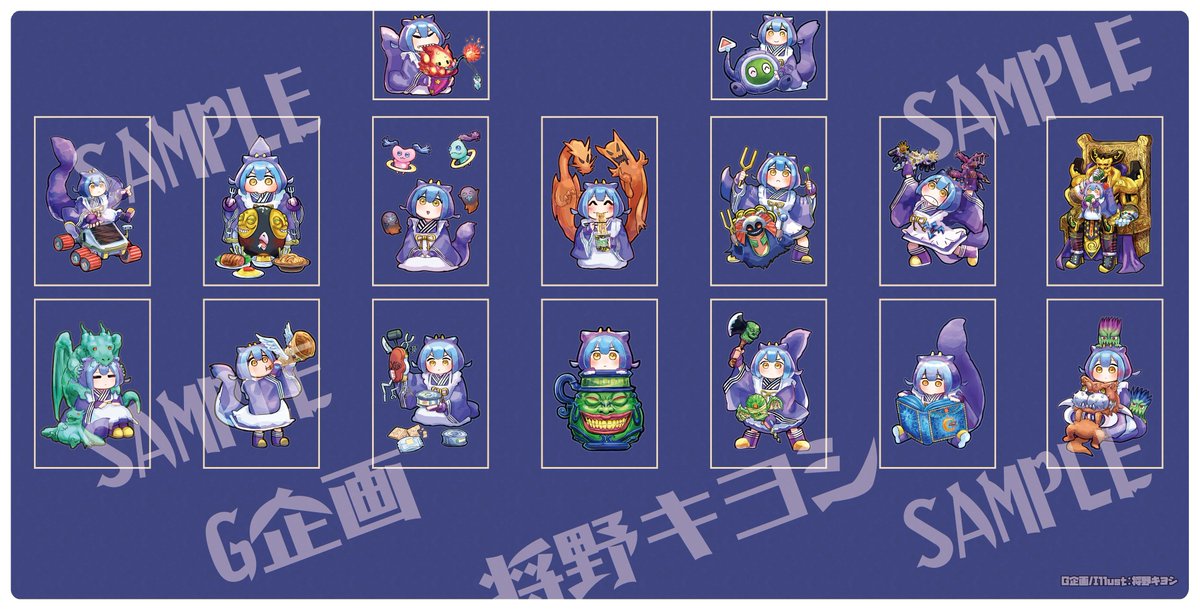 C107 G企画 新作情報②】 サークルG企画、初の枠有り #プレイマット