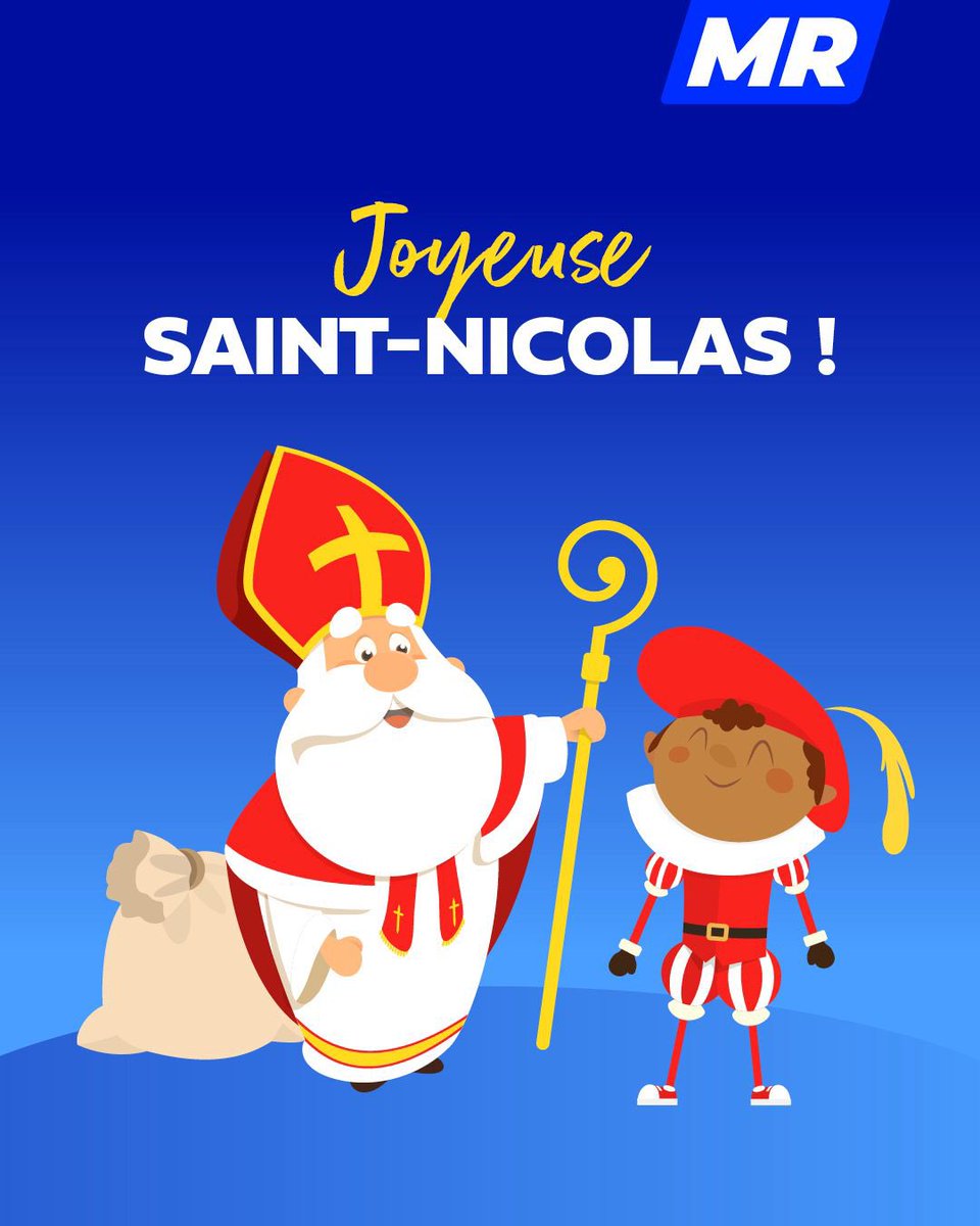🎁 Belle fête de Saint-Nicolas !

🍫 Une journée placée sous le signe de la douceur, des traditions et des sourires des plus petits… et des plus grands aussi.

✨ Le MR souhaite à toutes les familles un moment joyeux et gourmand.

#SaintNicolas #Traditions #Famille #MR