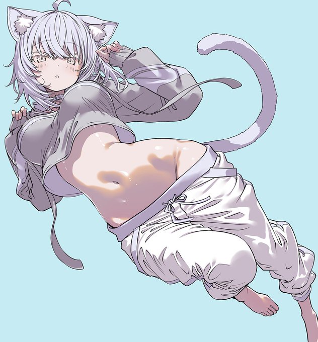 ホロライブ 猫又おかゆさん #絵かゆ
