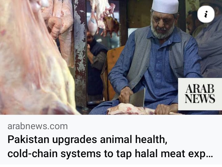haenmar's tweet photo. HALAL INFO:
#PAKISTAN UPGRADES ANIMAL HEALTH, COLD-CHAIN SYSTEMS TO TAP #HALAL MEAT EXPORTS TO #MALAYSIA
Read more
https://t.co/Y5E3OR8BAY
#HIDAC #Jakim #KKM #ハラール #할랄 #MYeHalal #MHMS #HAS #MS1500 #FSMS #GMP #HACCP #MeSTI #BeSS #FoodSafety #arabnews #FMD https://t.co/YfrjNodLm7