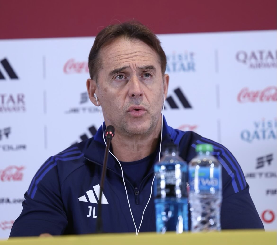 “The good thing is that we’re in the draw,” Qatar head coach Julen Lopetegui tells QFootLive when asked about his reaction to the #FIFAWorldCup2026draw, refusing to comment further.