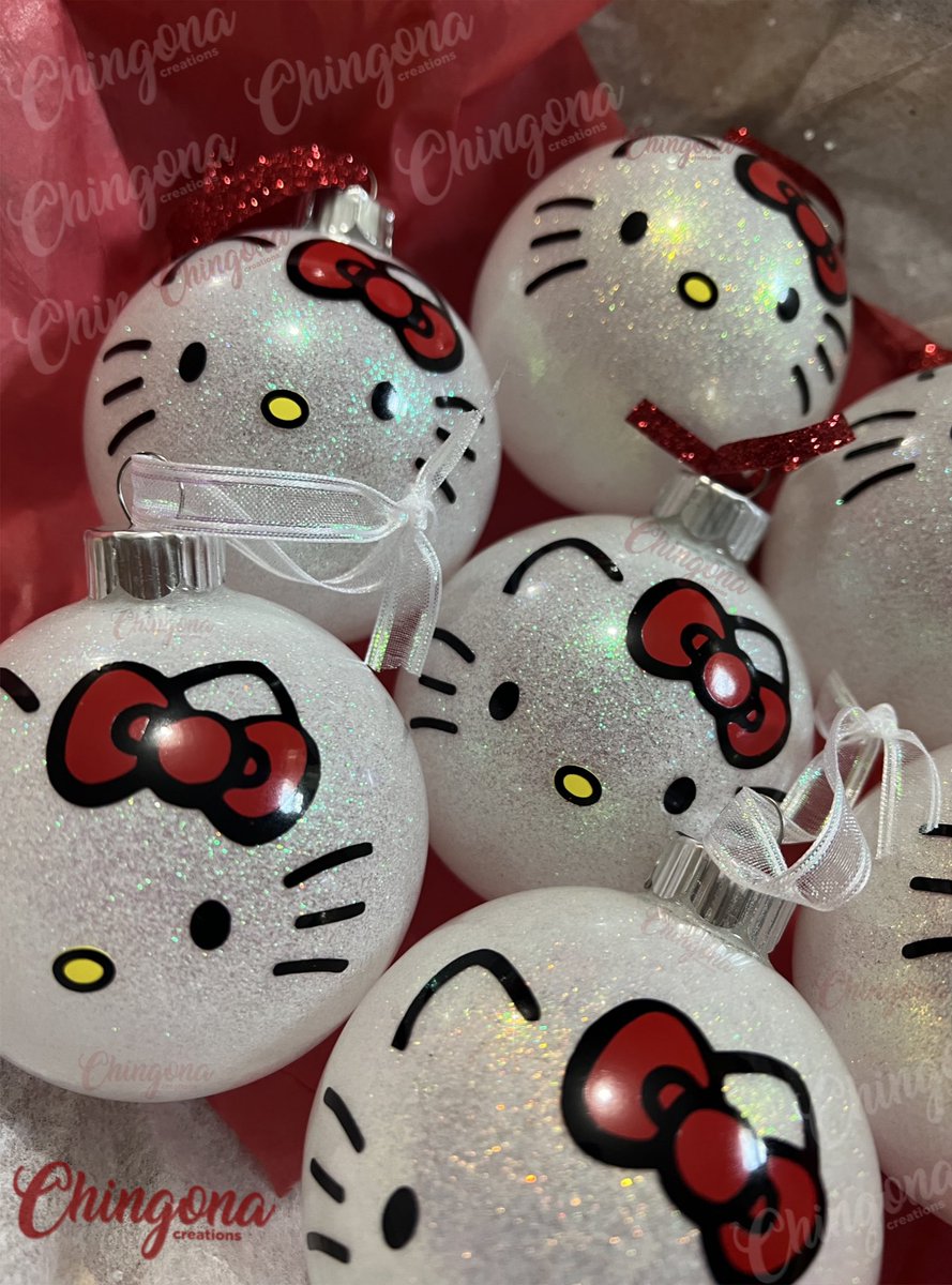 ShopChingona's tweet photo. Hello Kitty Ornaments still in stock! Purchase yours today to get it in time for Christmas! #HelloKitty https://t.co/cSZT6PaxE0