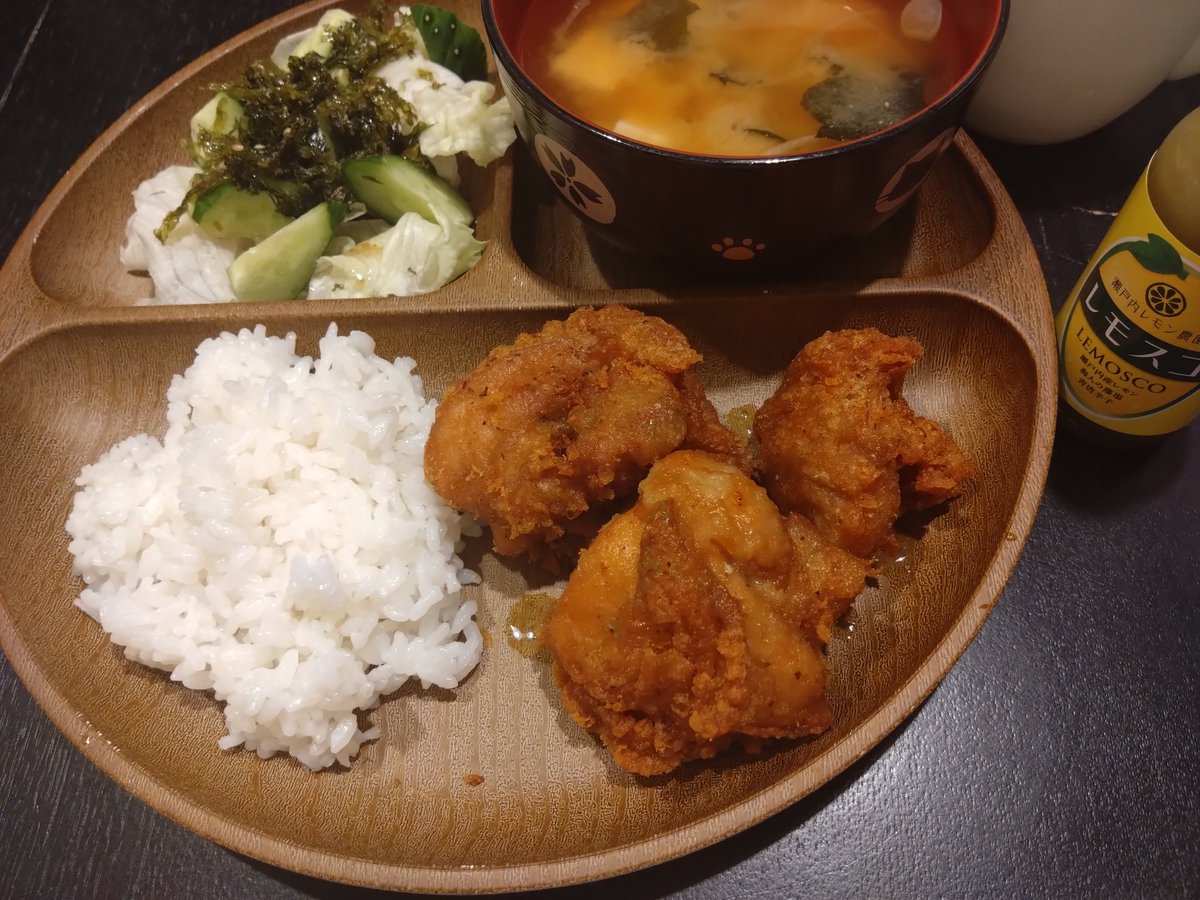 唐揚げ最強ŧ‹”ŧ‹”( 