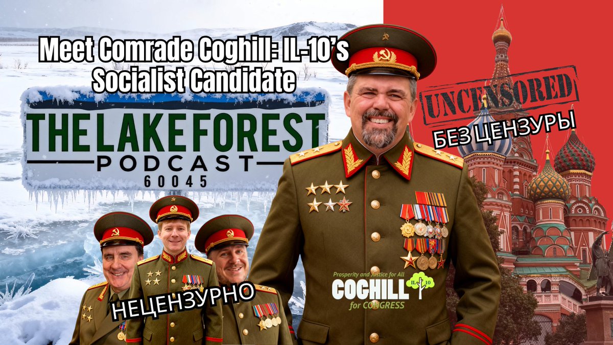🛑 Socialism hits the North Shore Morgan Coghill: sold Russian plywood, won Presidential Export Awards Now wants $25k MORE taxes per IL-10 household 2 hours unedited. Comrade Morgan gets roasted 🔥 

youtu.be/npnJ2KBX780 

#LakeForestPodcast #IL10 #ComradeMorgan