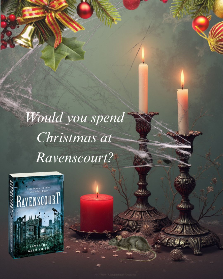 An isolated house on a windswept, snowbound moor with nowhere to run to - would you dare to spend #Christmas within its decaying walls? #Haunted #ReadIfYouDare #Book #Gothic #RebeccaVibes #Ravenscourt