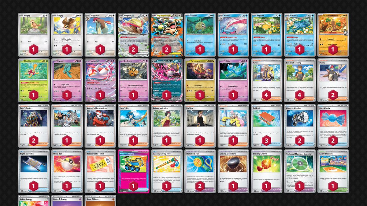 hasthehun's tweet image. Made top cut in Tournament of Doom tonight. 8-1 Swiss then lost 2-1 to Jelly Gardy in cut (Game 3 board-locked however behind on prizes so loss). Other loss to Slaking. Bottom cards are 3 Prism, 1 Psychic, 1 Fighting Energy. Gemstone is cool, Evo is interesting, Shuckle felt mid.