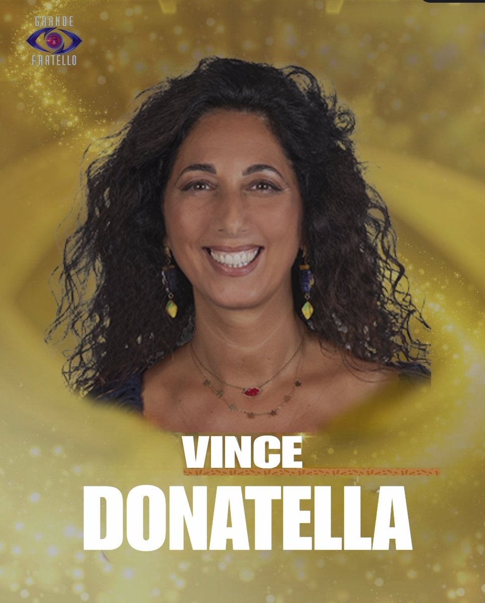 Elisabettadipi7's tweet image. L'unico finale possibile di questo #GrandeFratello #Donatella