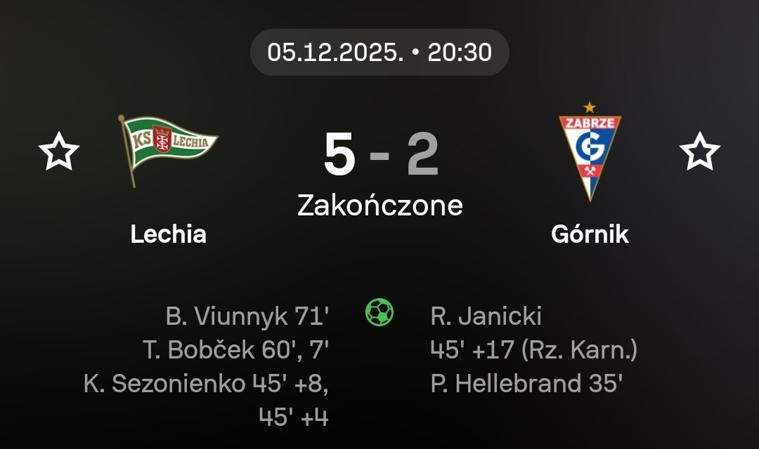 "Widz nas poprosił, żebyśmy nie typowali Górnika Zabrze, więc Górnik Zabrze LUB REMIS"

Eh panowie <a href="/leszekmilewski/">Leszek Milewski</a> <a href="/JOlkiewicz/">Jakub Olkiewicz</a>, jak długo jeszcze? 😆