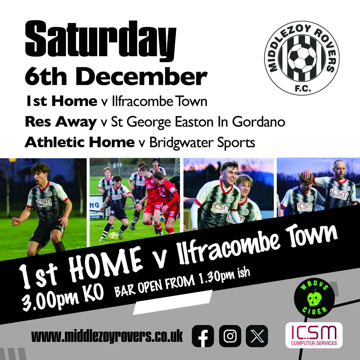 middlezoyrovers's tweet photo. Game is ON today. 🕺⚫️⚪️ Pitch inspection done 👍
@swsportsnews @ilfcombeafc @swpleague https://t.co/7tillwtUWw