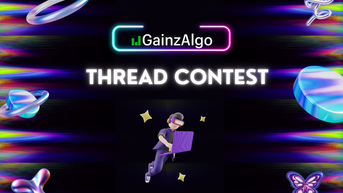 gainzalgo's tweet image. 🎉 December Thread Contest — $300 Prize Pool

We’re excited to launch our December Thread Contest with a total of $300 in rewards.

How to Participate:
• Follow @GainzAlgo
• Share an informative thread that covers your perspective on trading with GainzAlgo your strategies,…