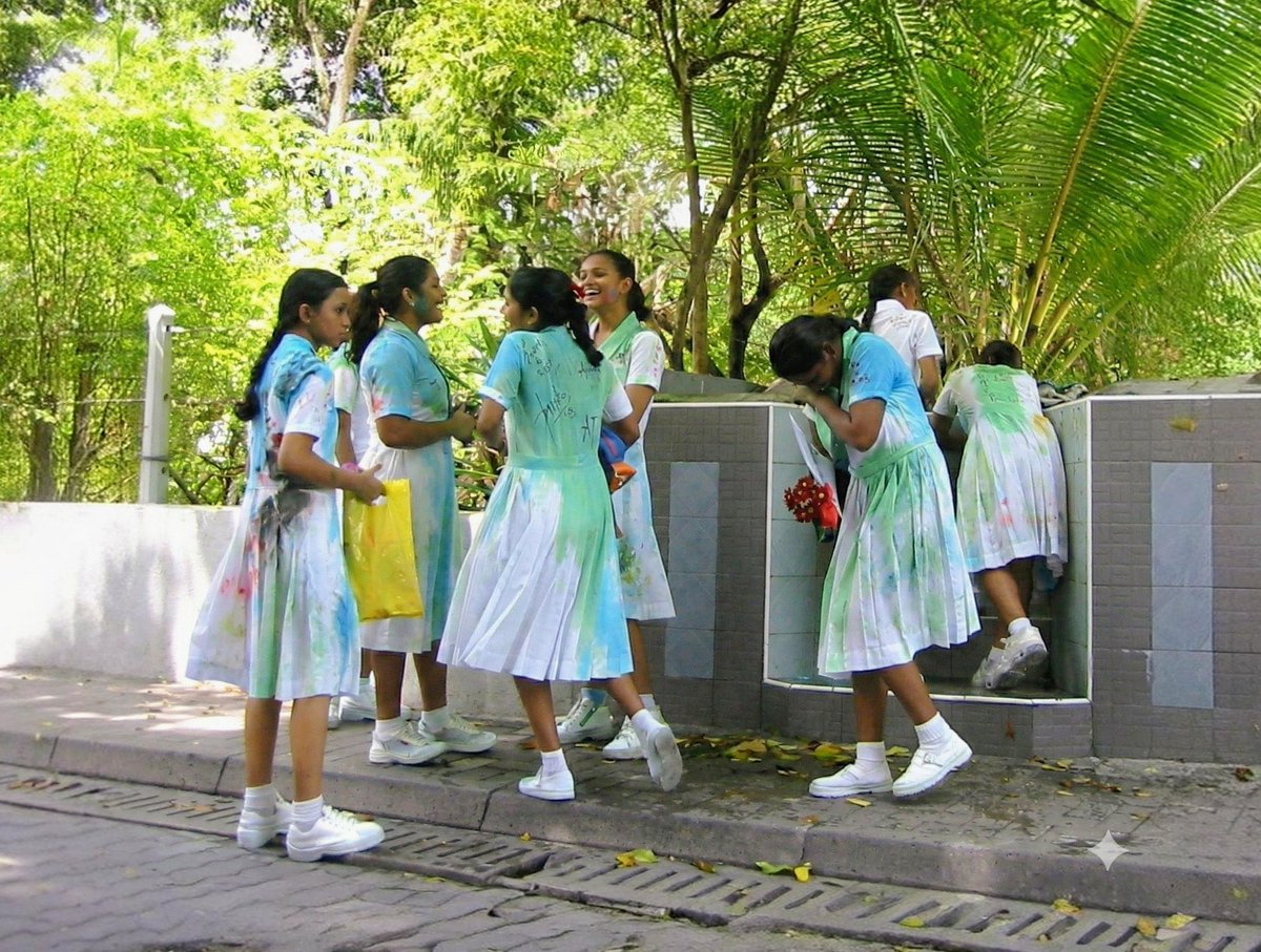1950 vs 2025. Same uniform, with skirts.

Now in 2025, Muizzu wants to take away their childhood by making it mandatory to wear pants under the skirt cause he didn’t have a good time at school and also cause Sajidha and Yasmine can’t wear skirts.

Sa NO to Boko Haram.

Say NO to