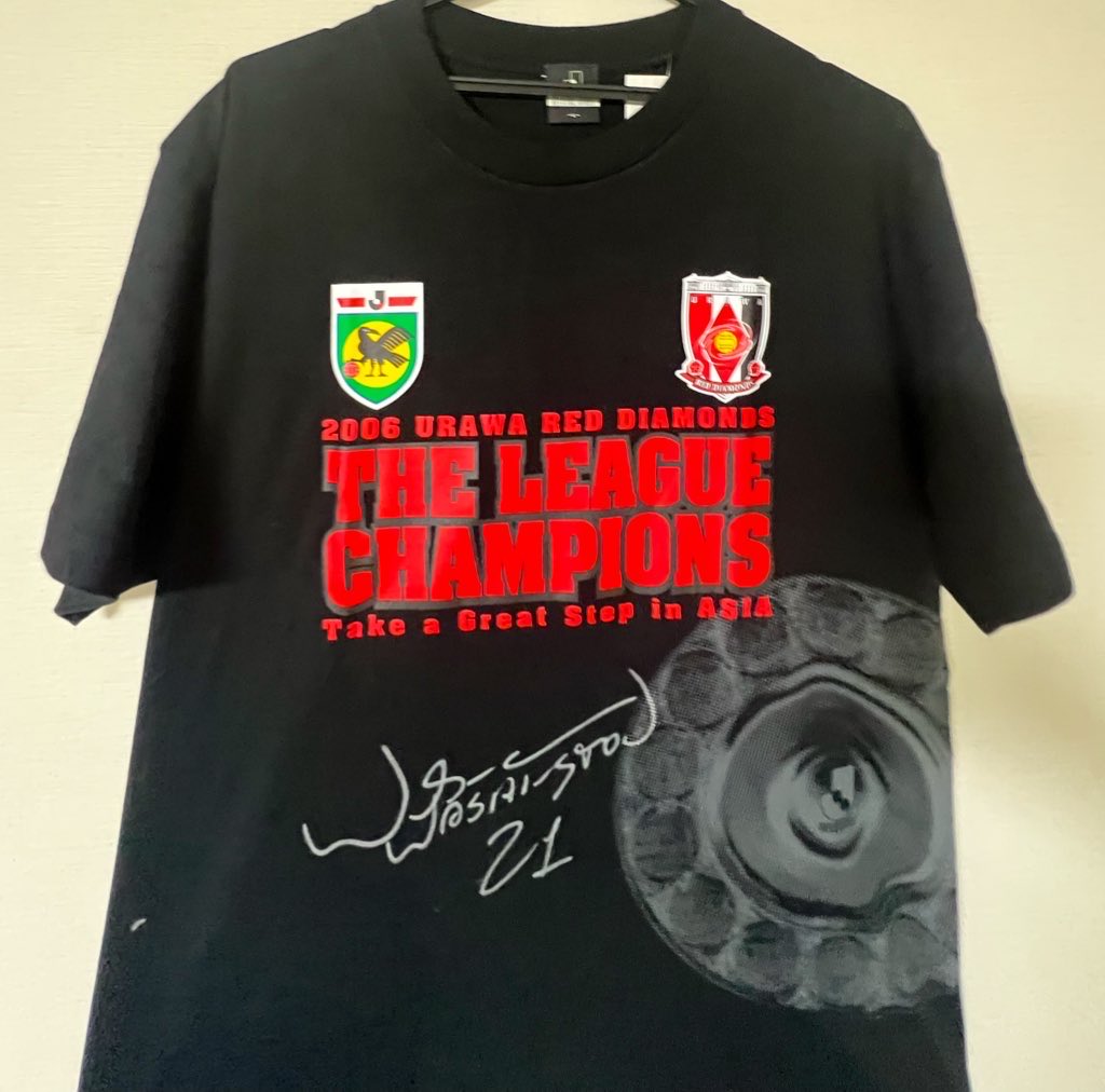 ワシントン氏サイン入り初優勝記念Tシャツ♦️ たくさんのご参加