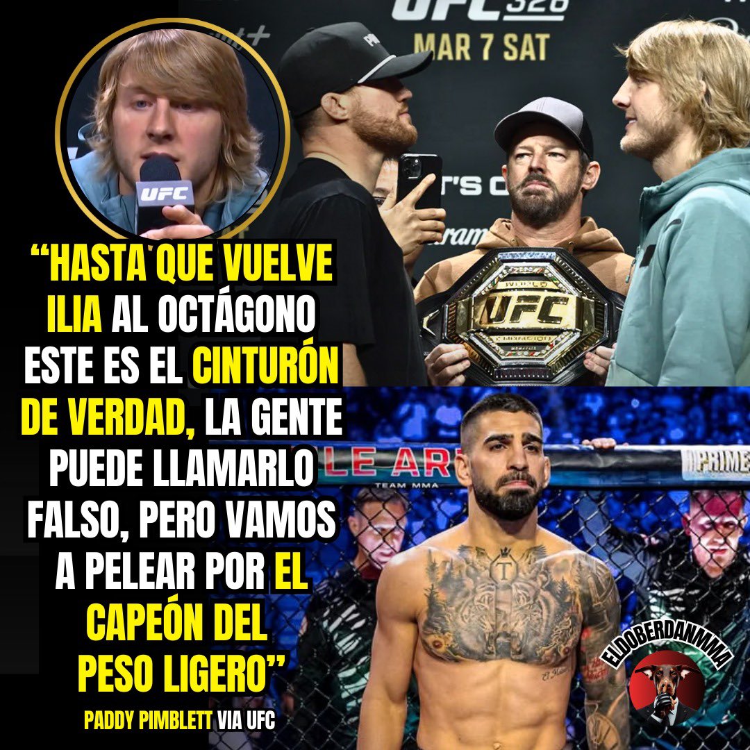 eldoberdanMMA's tweet image. INTERINO = COPA DE LA UEFA 
ABSOLUTO = CHAMPIONS LEAGUE
#paddypimblett #iliatopuria #premiodeconsolacion