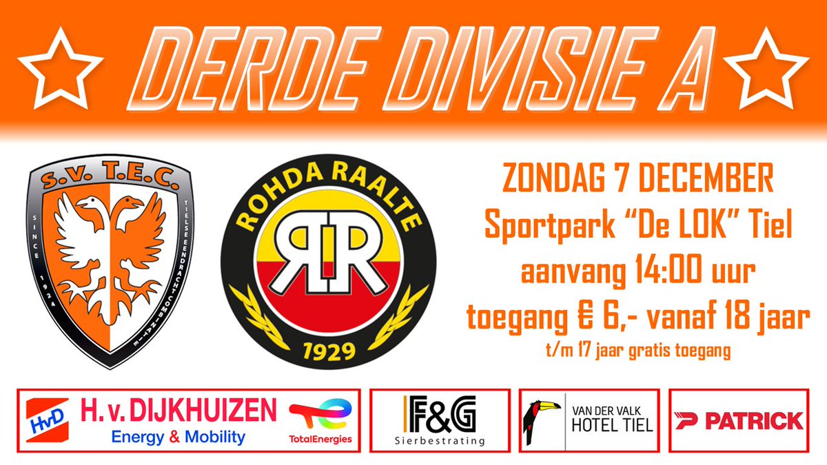 Morgen treft TEC in de laatste thuiswedstrijd van 2025 de ploeg met de minste verliespunten
Vraag is lukt het TEC <a href="/RohdaRaalte/">ROHDA Raalte</a> een halt toe te roepen en ook nog op de 3e zegge op rij te boeken? 
Het beloofd in ieder geval een zeer interessante wedstrijd te worden
#tecrod #DDA