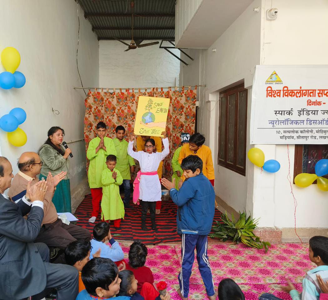 SPARCINDIA's tweet image. SPARC-India’s Jyoti Kiran School and Ek Prayas Centre celebrated World Disability Week on 5 December 2025 with vibrant cultural performances and inspiring messages on inclusion and empowerment. #Sparcindia #Childrenwithdisability #disabilityweekcelebration