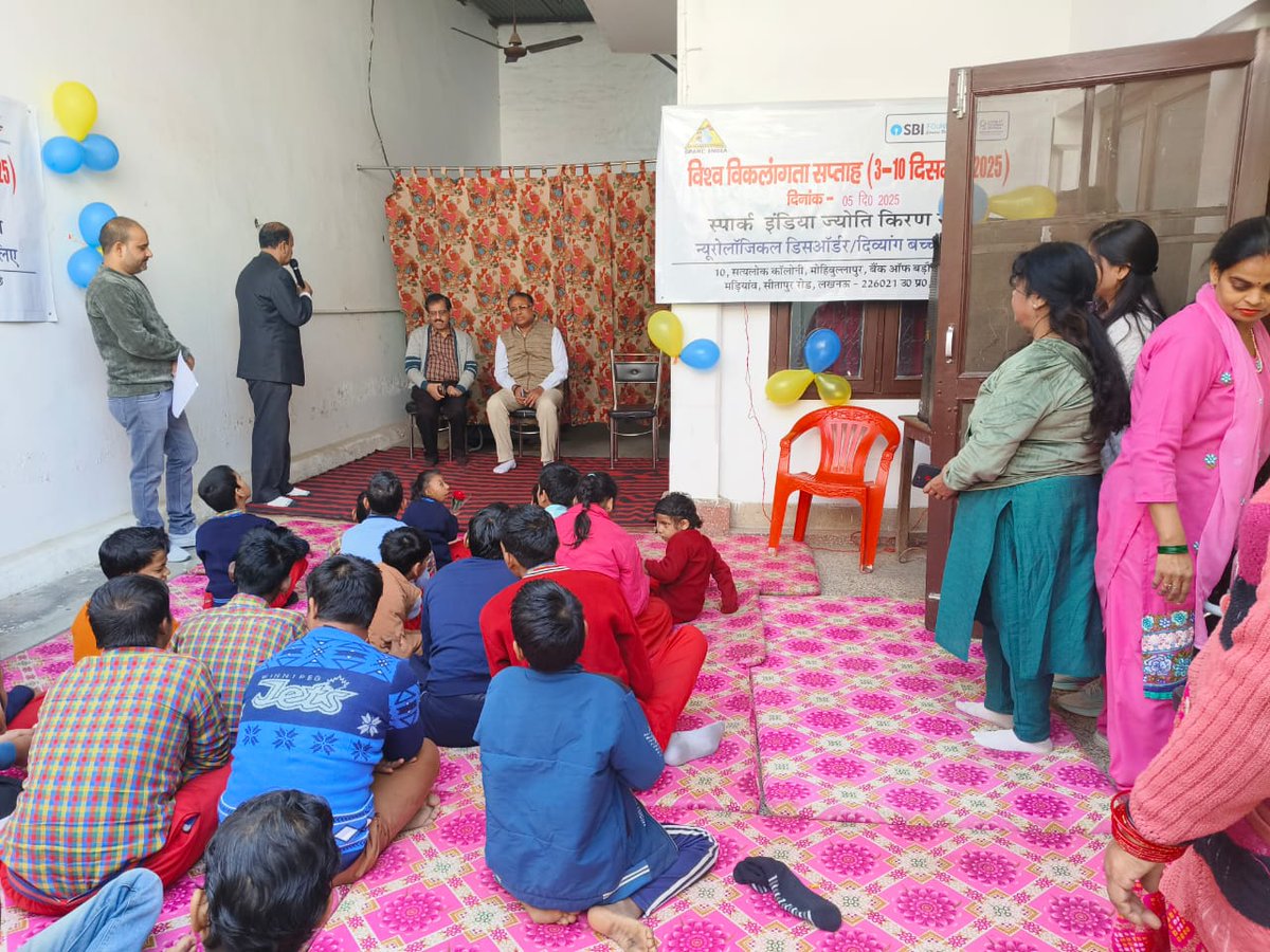 SPARCINDIA's tweet image. SPARC-India’s Jyoti Kiran School and Ek Prayas Centre celebrated World Disability Week on 5 December 2025 with vibrant cultural performances and inspiring messages on inclusion and empowerment. #Sparcindia #Childrenwithdisability #disabilityweekcelebration