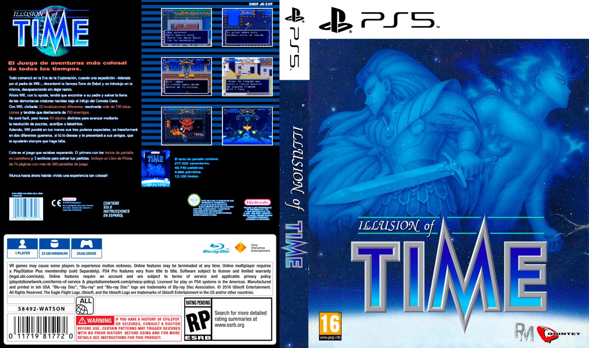 ¡¡Buenos días!!

Vosotros sois muy jóvenes y quizá no lo sepáis, pero hace tiempo diseñé esta caratula de un juego del que me fliparía que hubiera un remake en la gen actual.

¡¡Espero que os guste y que tengáis un sabado TOP!!

#IlusionOfTime ❤️‍🔥