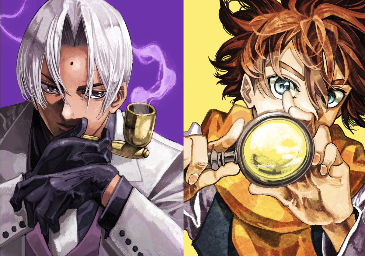 原作やらせていただいてる漫画が50話まで無料公開中なので、土日がお暇な方はどうぞ。

探偵のお話であり、師弟のお話であり、霧の都市のお話。
ynjn.jp/allEpisodeList…