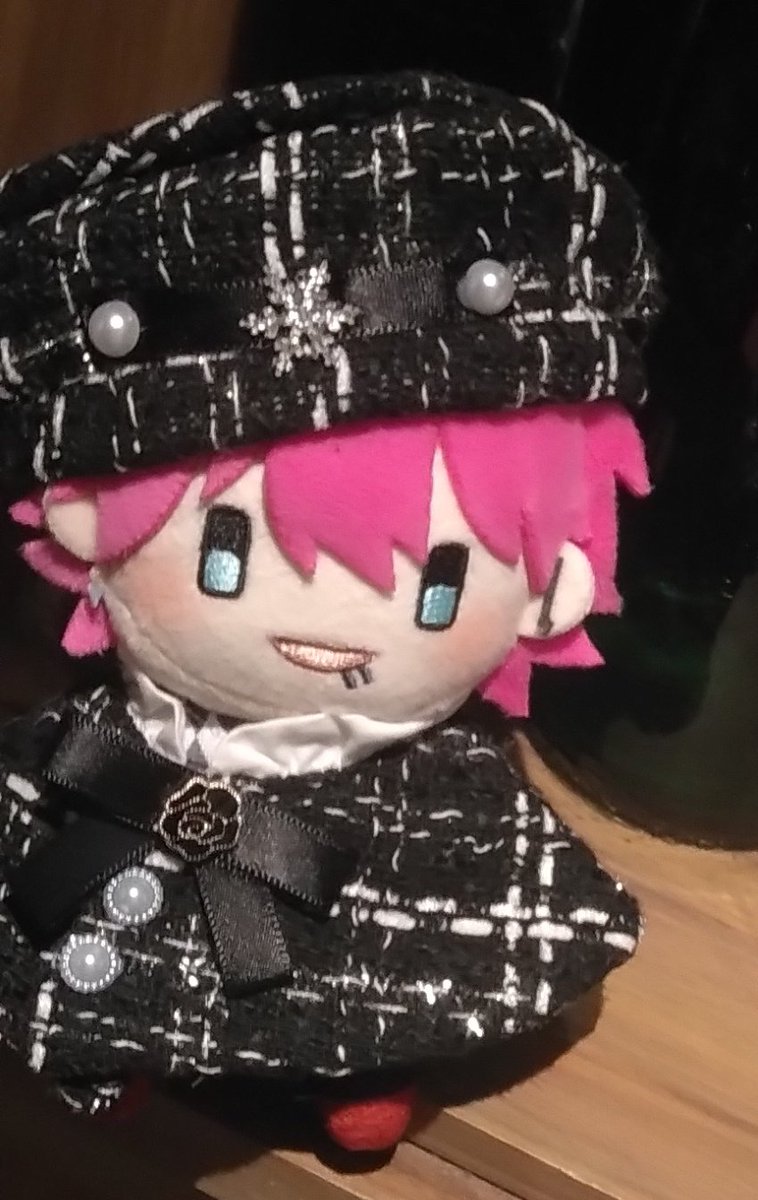 拡散希望】 悪魔執事と黒い猫 あくねこ ぬいぐるみキーホルダー ぬい