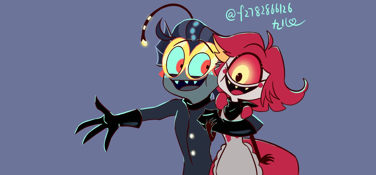 f2782866126's tweet photo. #HazbinHotel #madmaid #baxter #niffty #hazbinhotelseason2 
i like them https://t.co/PkDaiKyFCc