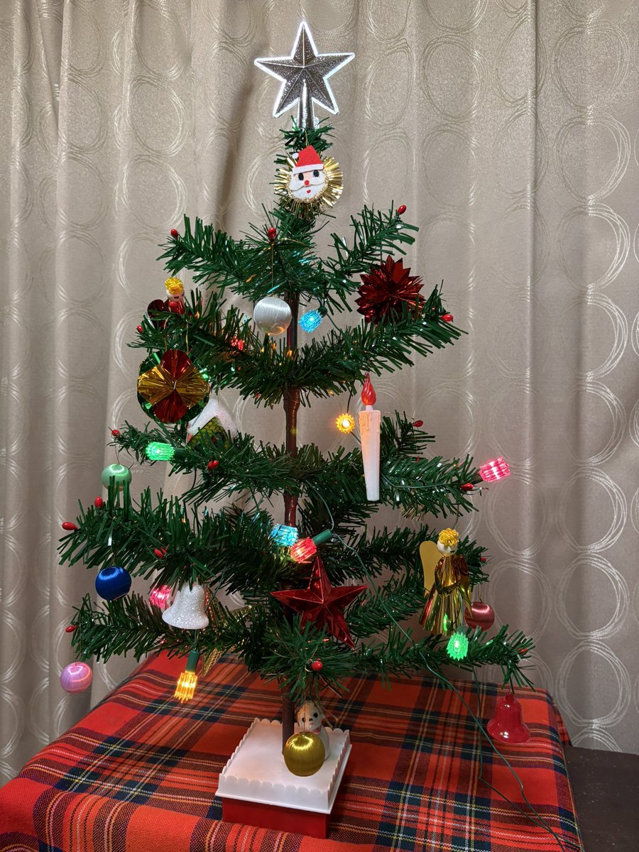 昭和レトロ なクリスマスツリー&オーナメント🎄🔔 50年ぐらい前の