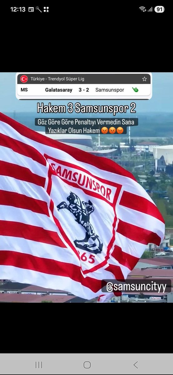 Takım ayrımı yapmadan her Avrupa kupası maçında hangi takımımız sahaya çıkarsa o takımımızı desteklerdim. Bundan sonra galatasarayın Avrupa maçlarında rakipleri destekleyeceğim. #GSvSAM #penalti #penaltı #TFF