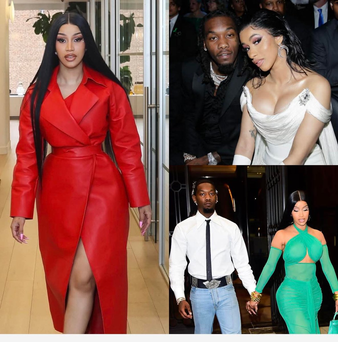 razorblade300's tweet photo. SHOCKING 😳😳😳

Cardi B reveals that Men respect marriage more than women .  According to her, it is very difficult to see a man ask someone’s wife out.  Immediately a man knows you are married , some even unfollow you, delete your number and respect you but women ? They’ll send you cute pictures , throw themselves at you . 

Cardi Revealed that when she was married, Her inbox was VERY DRY. Men respect marriage more than women . A woman will know you are married and still give you signals that she is Available. Some will even tell you they want to eat your p**sy.

She is VERY RIGHT. I can’t even ask someone’s wife out.