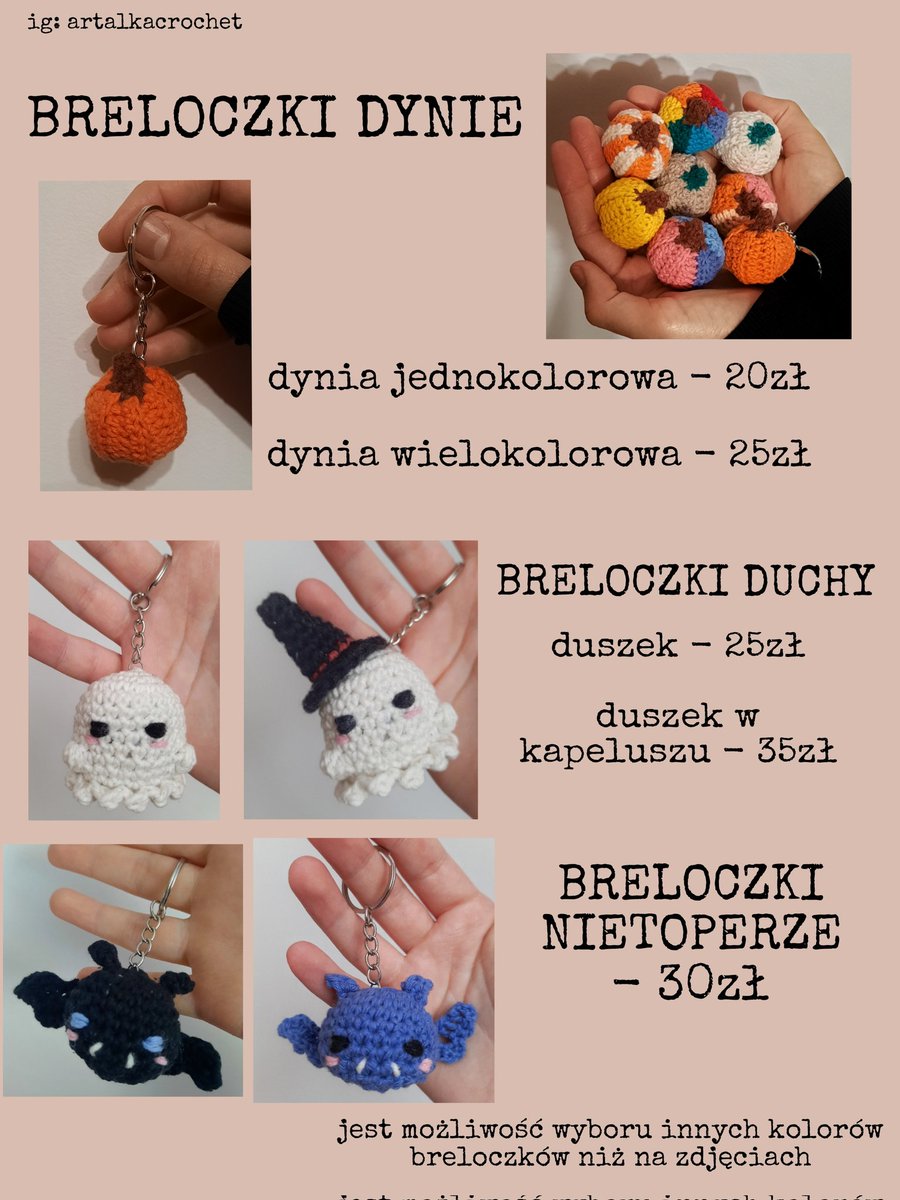 lawendowa_krowa's tweet photo. kochani pomyślałam że zrobię taką mini akcję mikołajkową!! (bo potrzebuję pieniędzy i chcę też coś wam dać)

do każdego zamówienia na breloczki złożonego DZISIAJ dorzucam PREZENT GRATIS 

na zdjęciach poniżej oferta breloczkowa https://t.co/IqhFGgAoA2