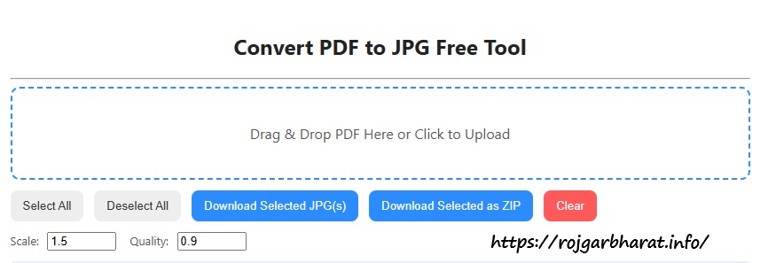 rojgarbharat's tweet image. Convert each PDF page into a JPG or extract all images contained in a PDF.
Click Here:
rojgarbharat.info/tools/convert-…
#jpgtoimages #pdffiles #jpgtopdf #pdftoimage