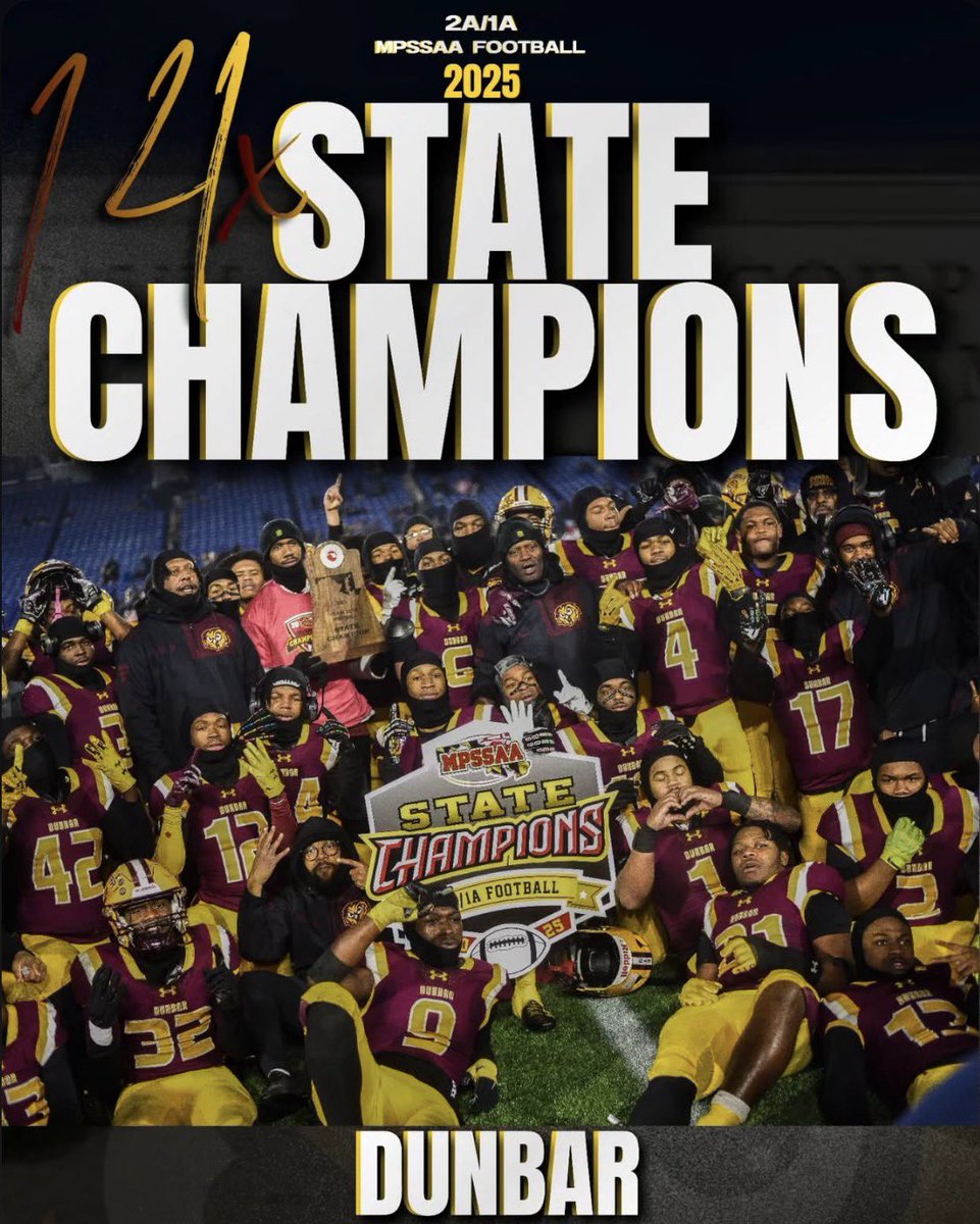 ppo3fb's tweet image. 2025 2A/1A Maryland State Champions! State leading 14X MPSSAA Champions! 

#PP03🦉| #ChampionshipCulture🏆
