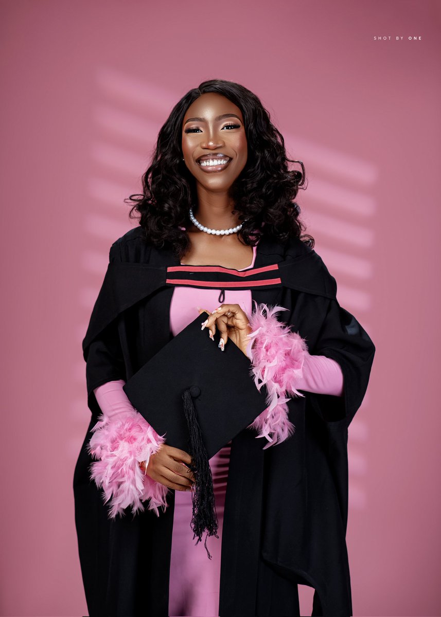 A_Cup_Of__Tee's tweet photo. On December 1st, 2025, I officially graduated from Uni!!!

- BSc. Psychology 
- First Class Honours 🥇 
- 4.97 CGPA
- BGS of the Department of Psychology and Behavioural Sciences
- BGS (Female) of Lead City University!!!
Cheers to many more wins 🥂
#LCU #Psychology #BGS #Graduate https://t.co/JfyxZvpiWE