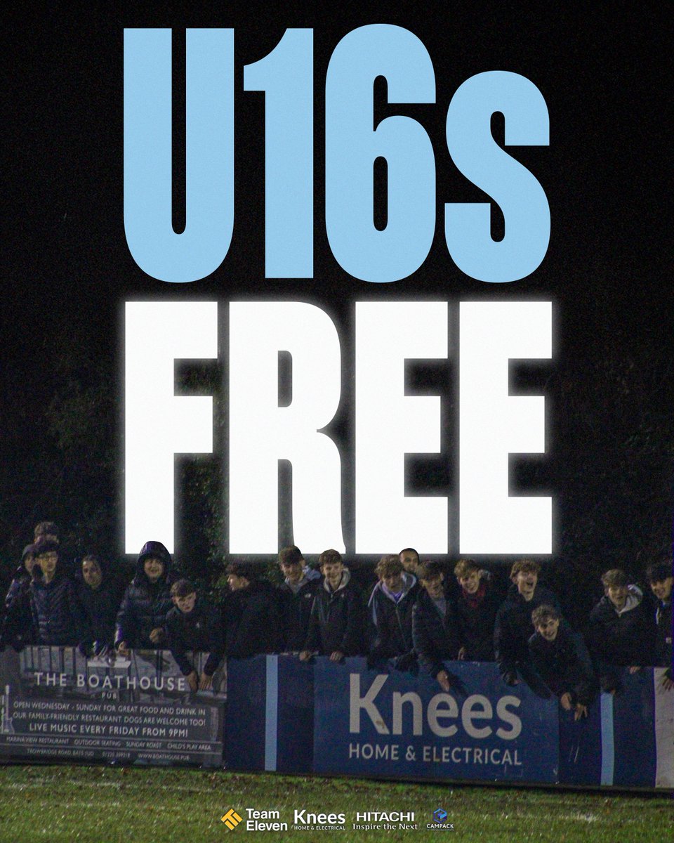 BradfordTownFC's tweet image. 🎟️ | We are pleased to share that, from today's match, all home league fixtures will be free for U16s until the end of the season.

This decision is in-line with our new 'Support Local' initiative, and provides younger supporters with accessible local football at no cost to them.