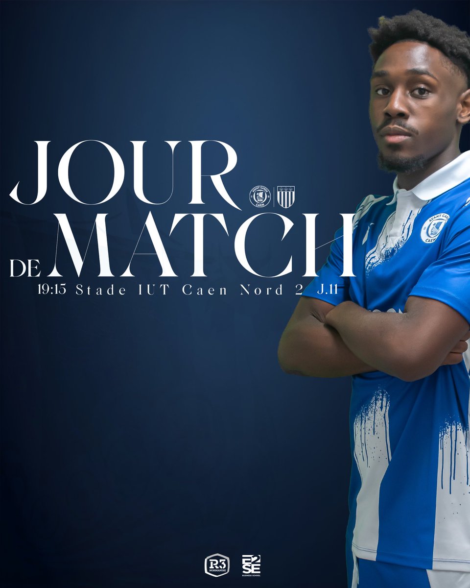 #AGCCAL | 𝑱𝒐𝒖𝒓 𝒅𝒆 𝒎𝒂𝒕𝒄𝒉

⚔️ Une double confrontation entre l’AG Caen et le CA Lisieux 

👊 Un seul objectif, une double victoire pour conclure l’année 2025 de la meilleure des manières !

#AgCaen #AGC #teamAGC #bienplusquedufootball