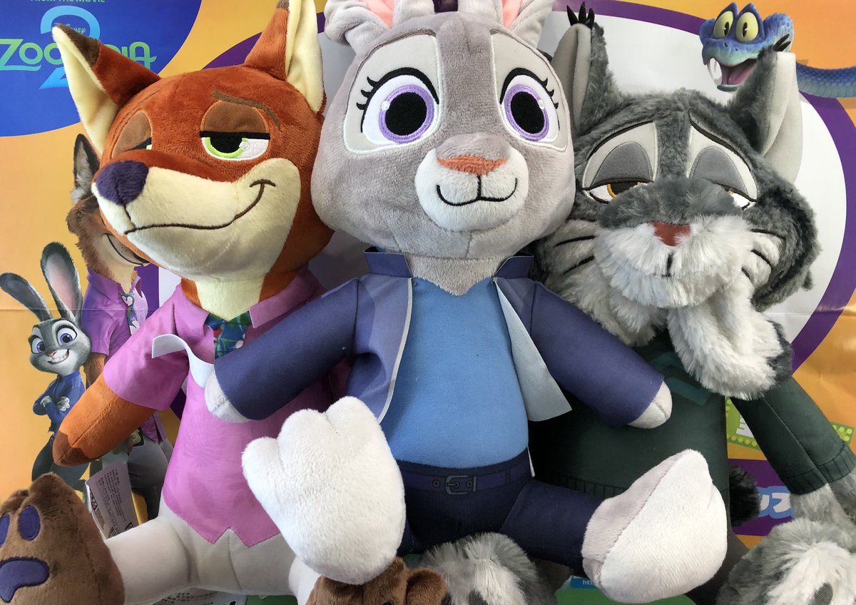 ズートピア2 Lぬいぐるみ パウバート PAWBERT 4個セット 最安値