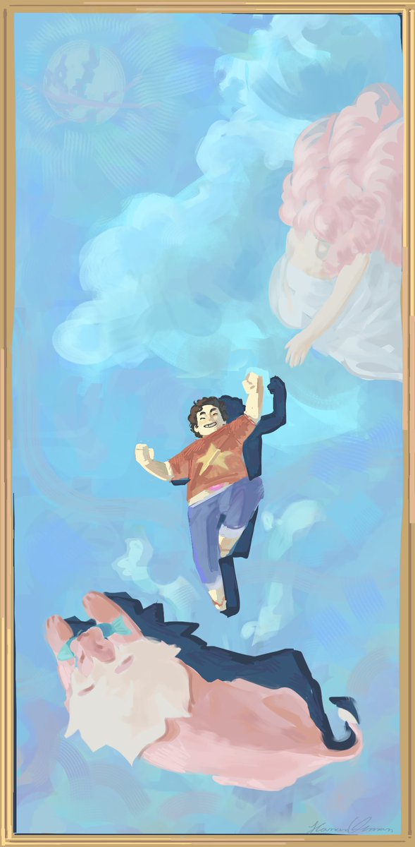 naosouahanan's tweet image. Saudade de steven #StevenUniverse #stevenuniversefanart #fanart