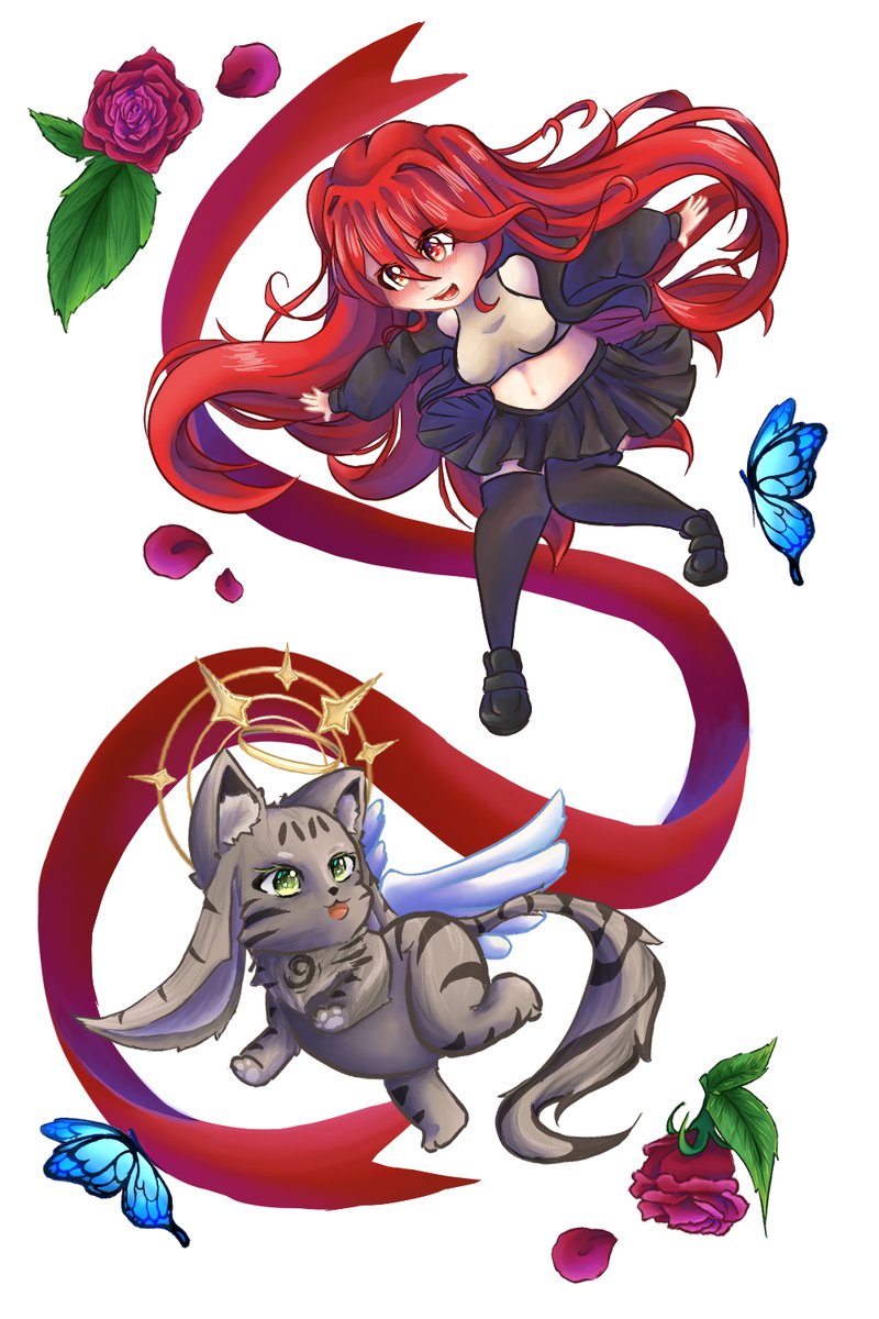 Heute ist Nikolaus UND schaut der Nikolaus hat für die liebe <a href="/MarryofBlood/">Mary 🌹 GERVtuberin</a> eine kleine Zeichnung hinterlassen