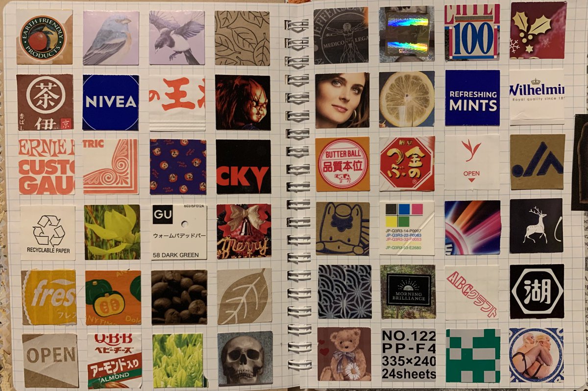 irodoriAYA45's tweet image. まだまだ続いてる🔲🔲🔲
#junkjournal
#ジャンクジャーナル
#scrap