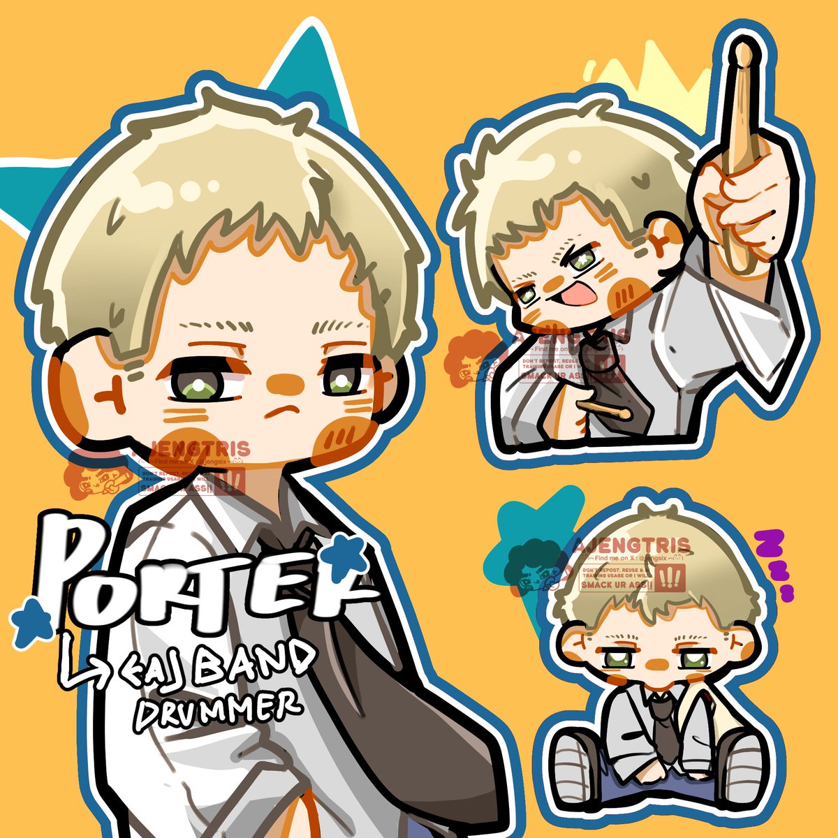 ⋆.˚✮🥁🥢✮˚.⋆
#porter #eajband #fanart #eaJAsiaTour2025 #1over9tour