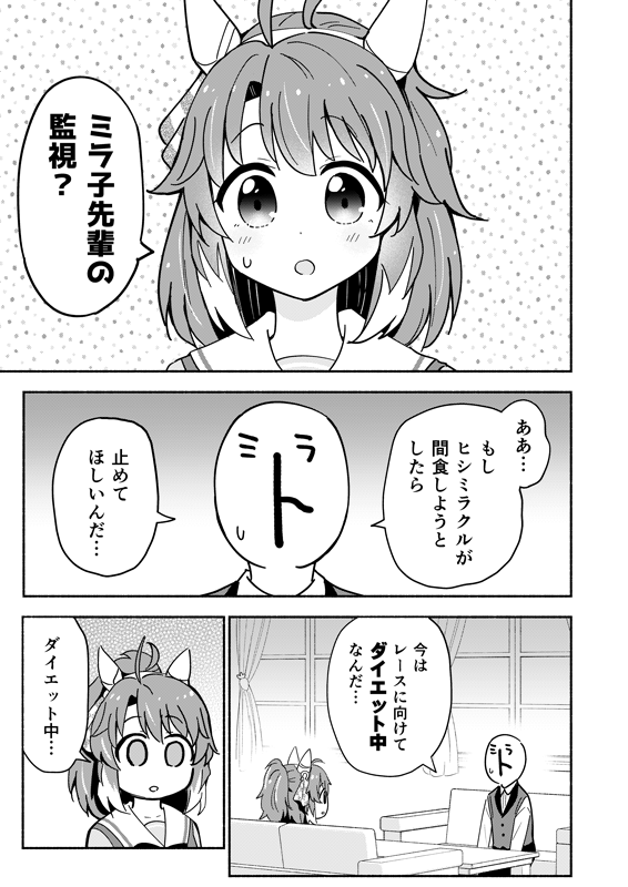 ミラ子のダイエットをダンツが監視する話🍔(1/3) ※再 