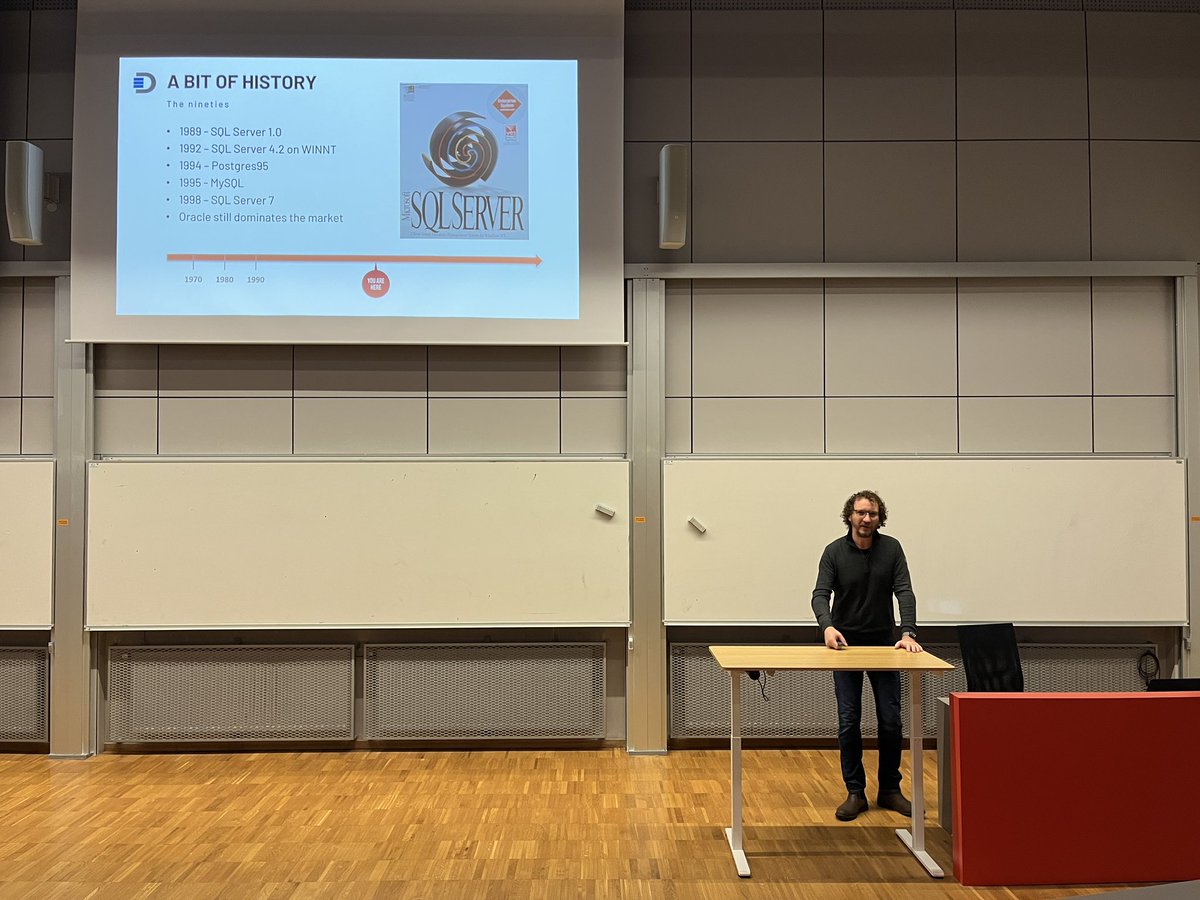 SasaPopovicMSFT's tweet image. @spaghettidba talking about the future of #SQLServer. And to understand the future you need to know the history 💡

#DataSatSlo #DataSatSlo2025