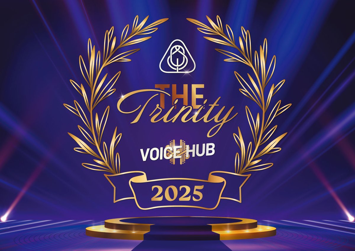 #VOICEHUB 2025
The Trinity #TT2025

🎙️純喫茶フロッピー
🎙️転換④秒
🎙️キキと千遥の恩返し

の、皆さんでした⭐️⭐️⭐️
おめでとうございます🎉