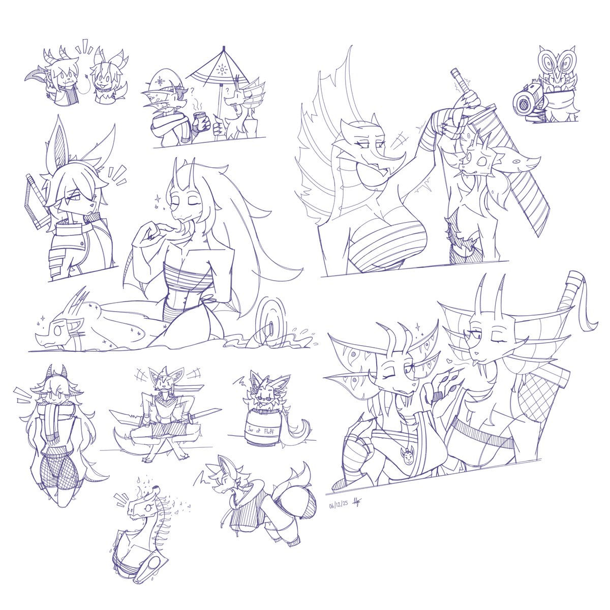 the art request doodles are done!

good luck finding your requests, if you submitted one )°v°(