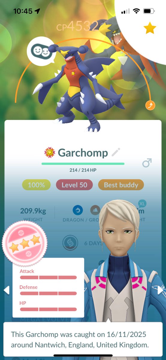 100% Best buddy Garchomp
#PokemonGO