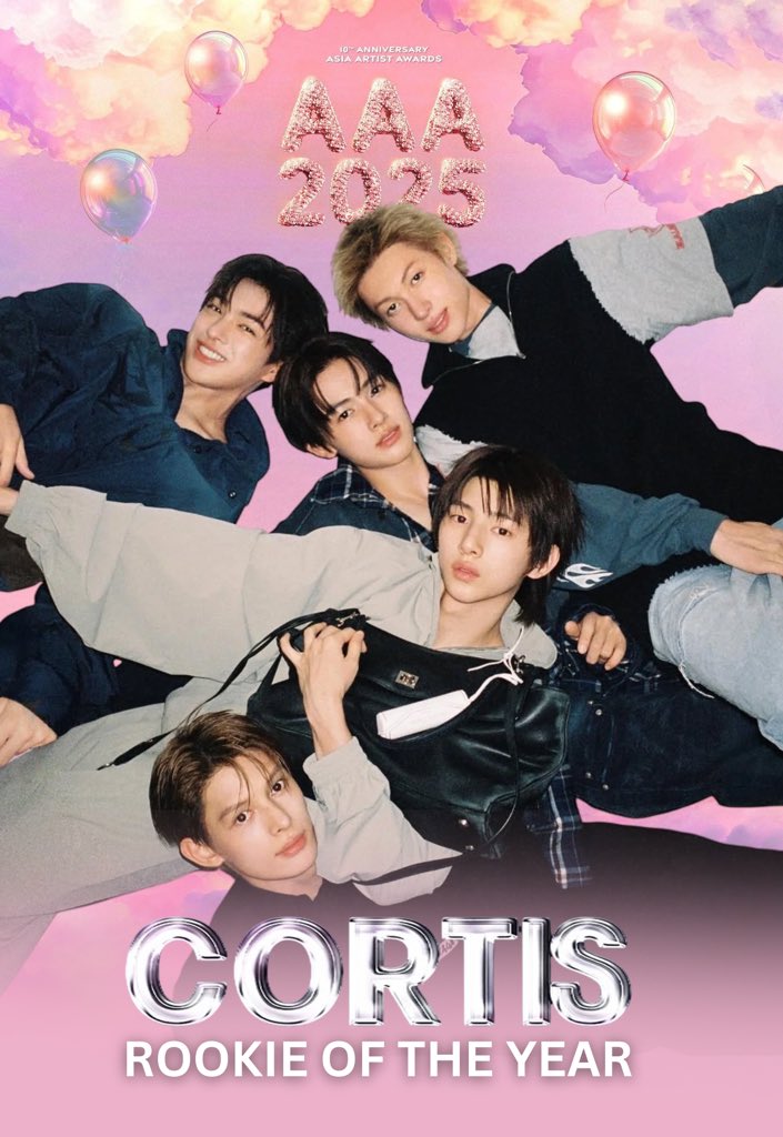 CORTISHQS's tweet photo. [ASIA ARTIST AWARDS 2025] ROOKIE OF THE YEAR 🏆

CORTIS PLAY THAT BEAT AT AAA
#CORTISatAAA2025
#코르티스_AAA2025
#CORTIS #코르티스 https://t.co/Ovgc3diFfq
