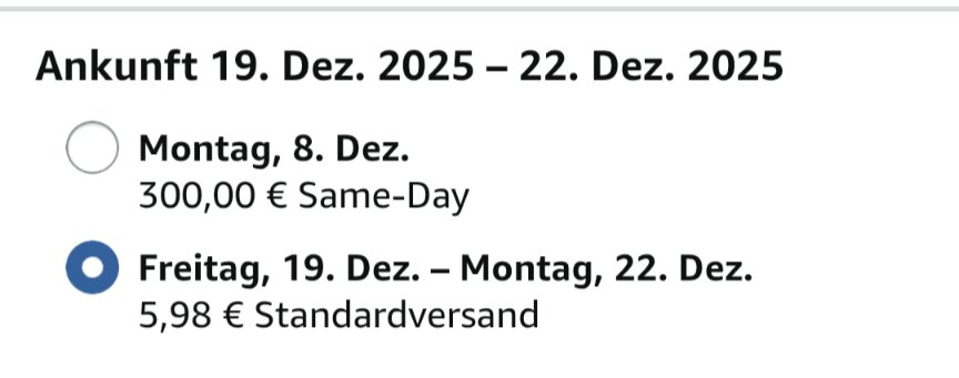 BIGF00Tle's tweet photo. Ich bin ja evtl. bereit für die schnelle Lieferung mehr zu bezahlen, aber das ist vielleicht doch etwas heftig. #Amazon https://t.co/EIq6zYftTe